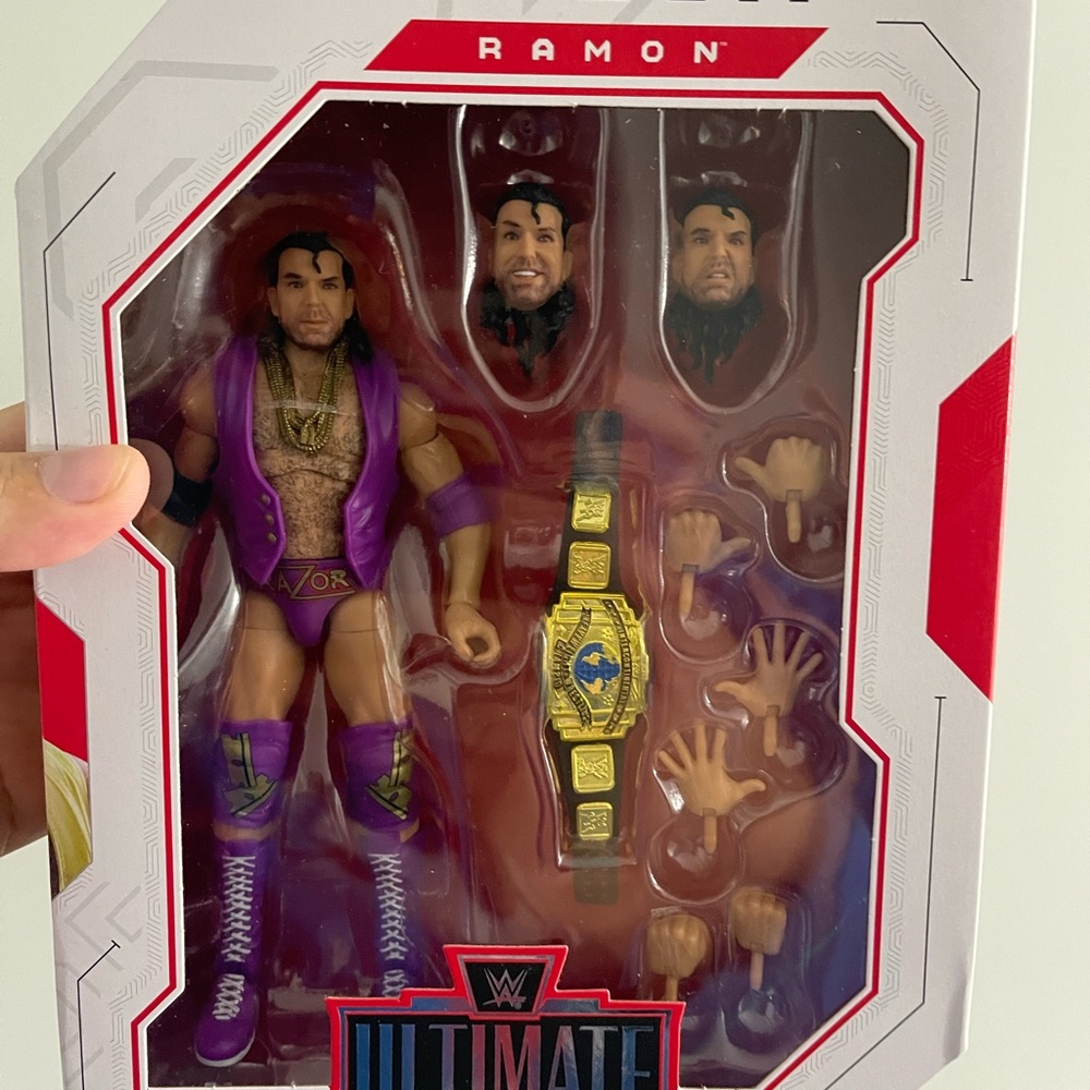 RAZOR RAMON WWE CHASE PURPLE ACTION FIGURE ULTIMATE EDITION